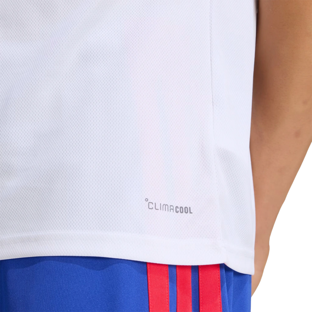 Camisa Lyon Home 2026/27 - Torcedor Adidas Masculino - Branco