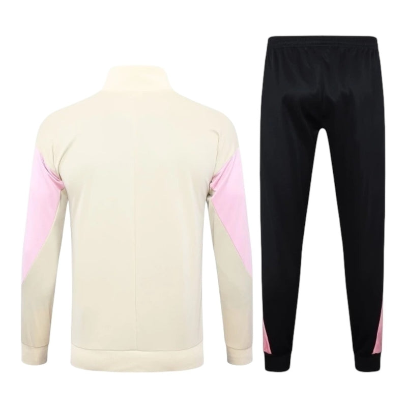 Conjunto de Treino Paris bege com rosa