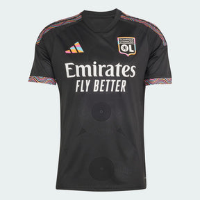 Camisa Olympique Lyon Third 2026/27 Torcedor Adidas Preto