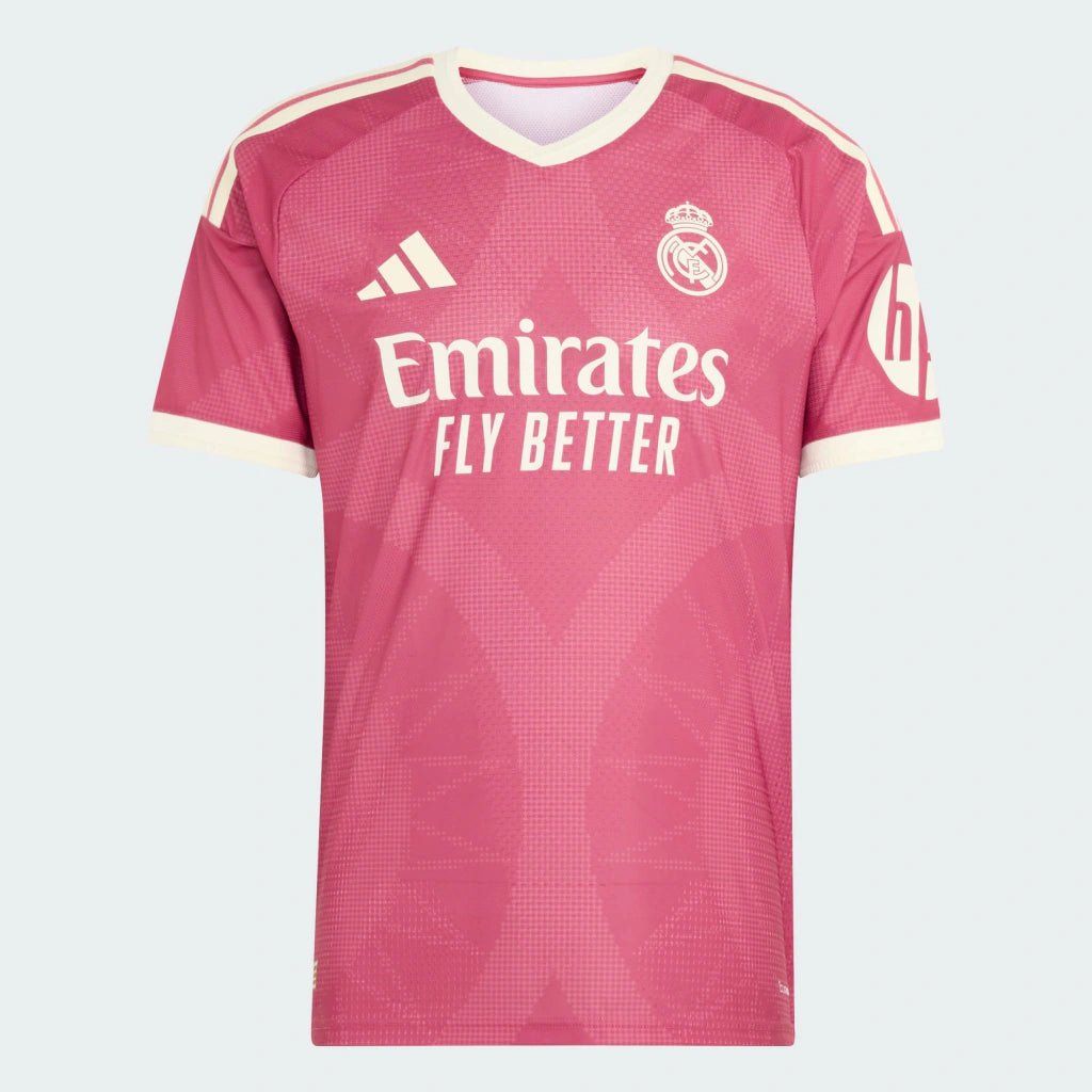 Camisa Real Madrid Third III 2026/27 Jogador Masculino Adidas Rosa