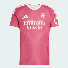Camisa Real Madrid Third III 2026/27 Jogador Masculino Adidas Rosa