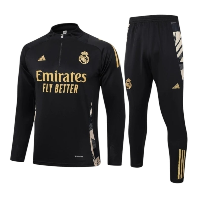 Conjunto de Treino Real Madrid preto