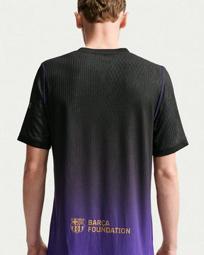 Camisa Barcelona Away II 2026/27 Jogador Masculino Nike Preto e Roxo