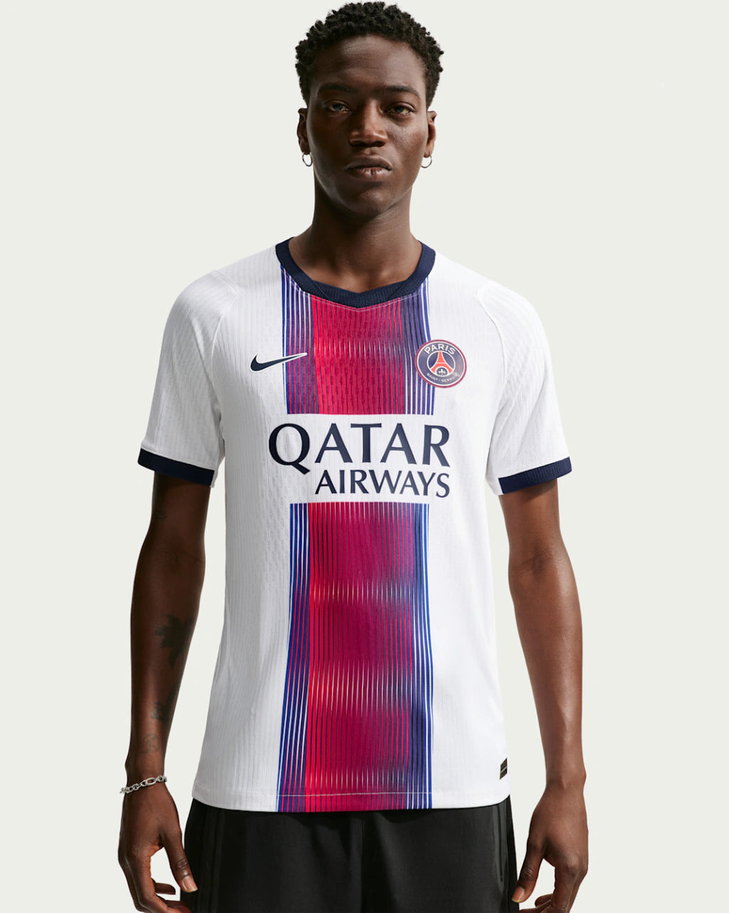 Camisa Paris Saint-Germain (PSG) Away II 2026/27 Jogador Masculino Nike Branco