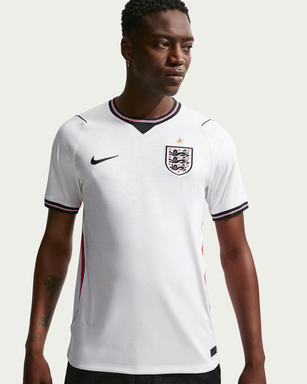Camisa Inglaterra Copa do Mundo 2026 Home Torcedor Masculina - Branca