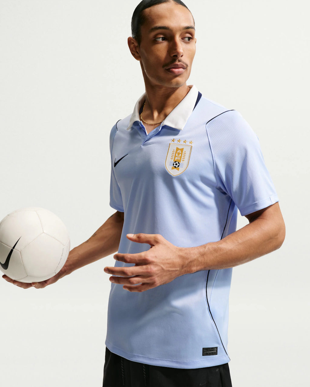 Camisa Uruguai Home I Copa do Mundo 2026/27 Torcedor Masculino Nike Azul