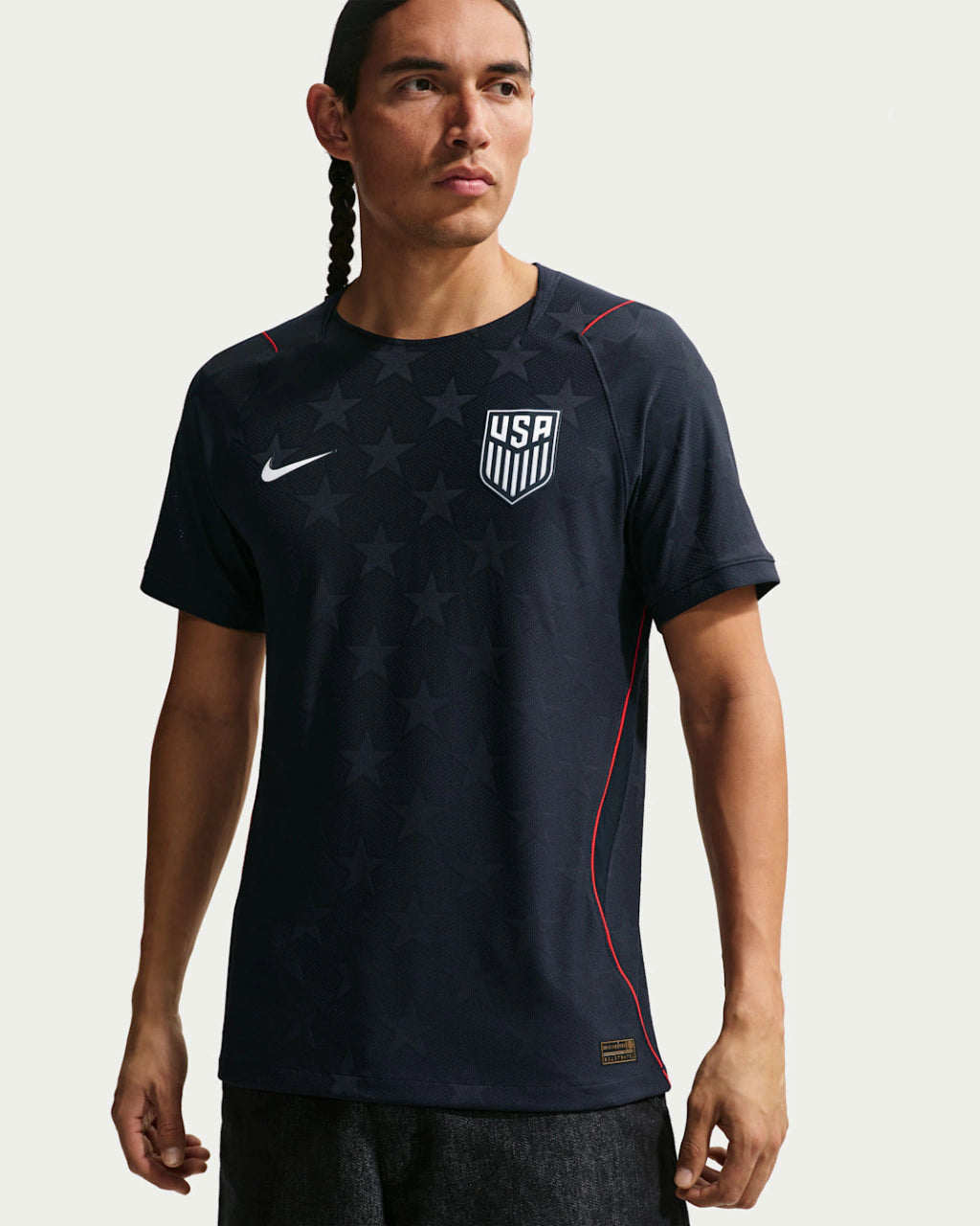 Camisa EUA Copa do Mundo Away II 2026 Masculino Jogador Nike - Preto
