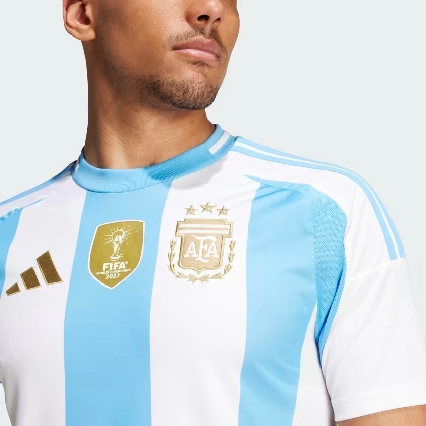 Camisa Argentina Home 2024 - Adidas Torcedor Masculina