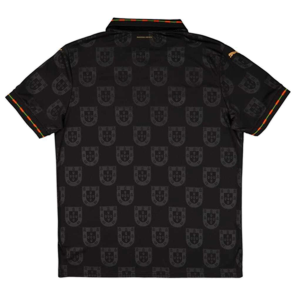 Camisa Portugal Preta Puma Especial " Pantera Negra "- Versão Torcedor