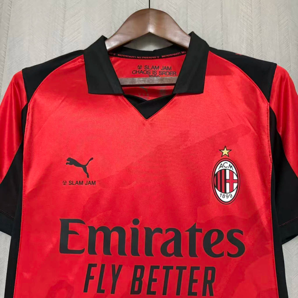 Camisa Milan Slam Jam 2026/27 Torcedor Masculino Puma Vermelho
