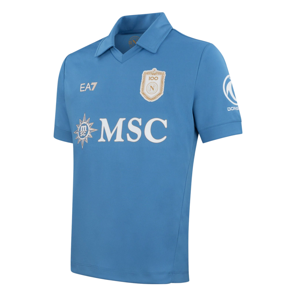 Camisa Napoli Home 2026/27 - Torcedor EA7 Masculino - Azul