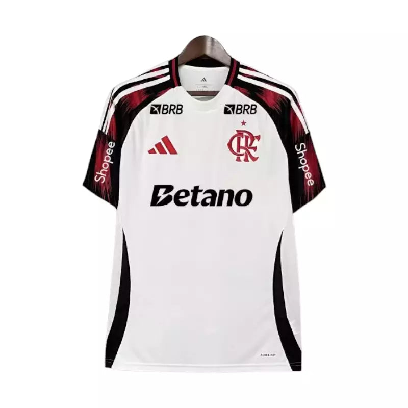 Camisa Flamengo II 25/26 + Patrocínios - Branca