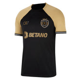Camisa Sporting CR7 III 23/24 - Preta e dourada