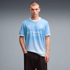 Camisa Manchester City Home I 2026/27 Torcedor Masculino Puma Azul e branco