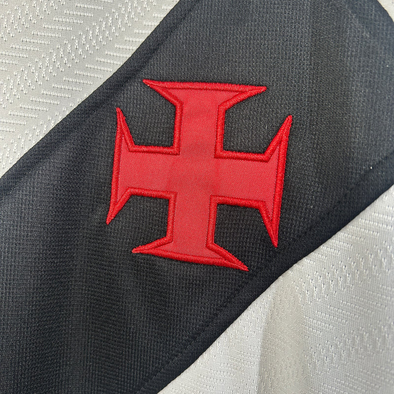 Camisa Vasco da Gama Branca Kappa 25/26 - Versão Torcedor
