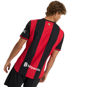 Camisa AC Milan Home 2026/27 - Jogador Puma Masculino - Preto e Vermelho