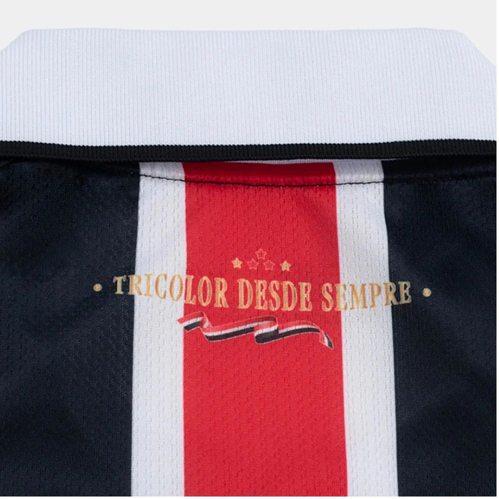 Camisa São Paulo Home II 26/27 Reserva Torcedor New Balance Vermelha e Preta