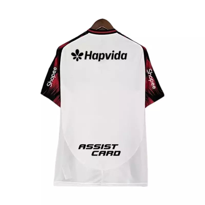 Camisa Flamengo II 25/26 + Patrocínios - Branca