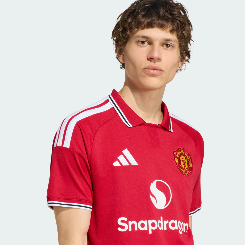 Camisa Manchester United Home I 2026/27 Torcedor Masculino Adidas - Vermelho