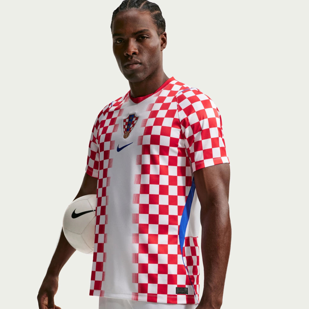 Camisa Cróacia Copa Do Mundo 2026 Home Torcedor Nike - Vermelho e branco
