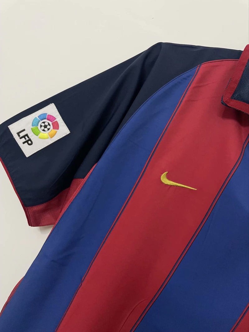 Camisa Barcelona Titular 03/04 - Versão Retro