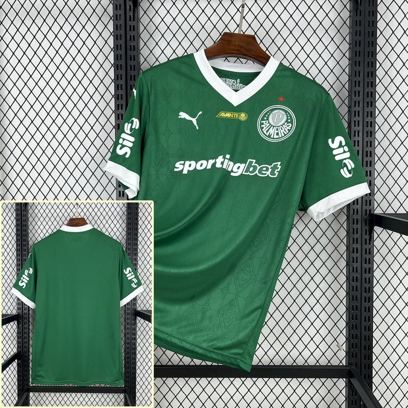 Camisa Palmeiras Home Full Patrocínios 25/26 - Torcedor Masculina