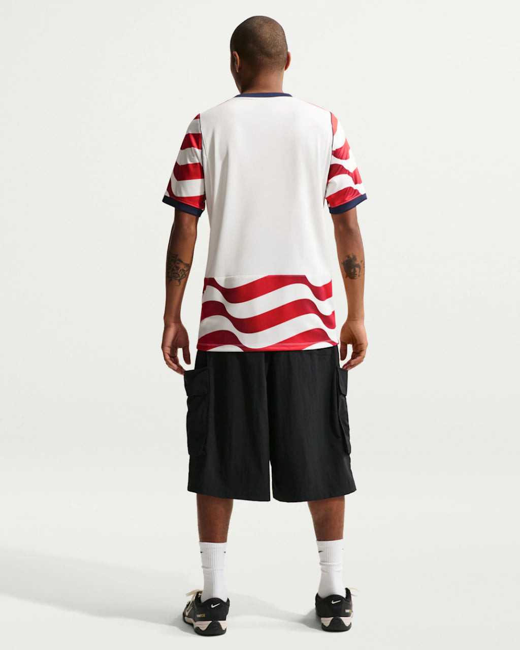 Camisa EUA Copa do Mundo Home I 2026 Masculino Torcedor Nike - Vermelho e branco