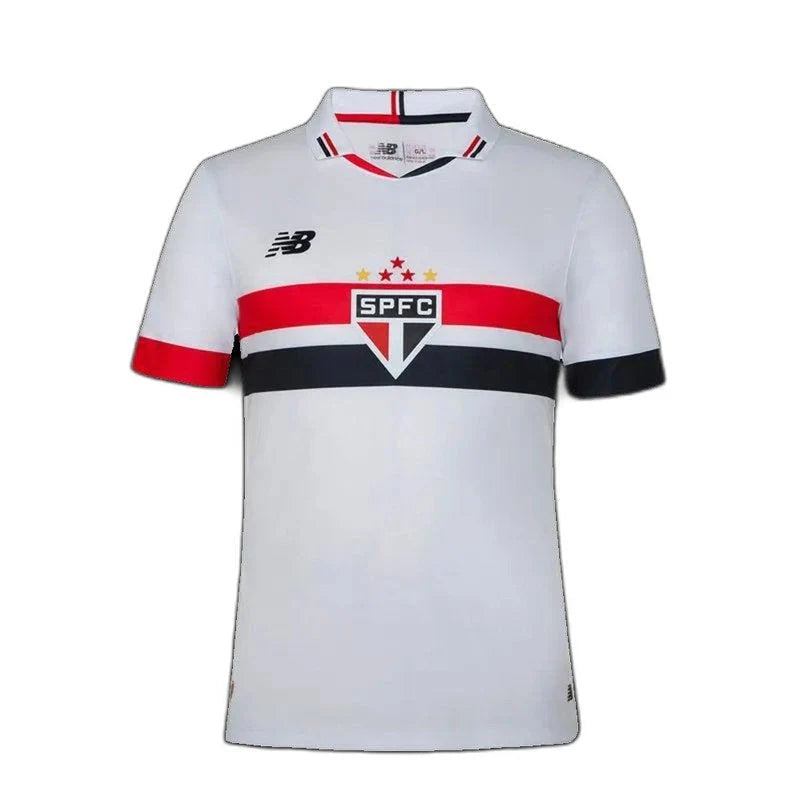 Camisa São Paulo Home 24/25 - Jogador Masculina - Branco