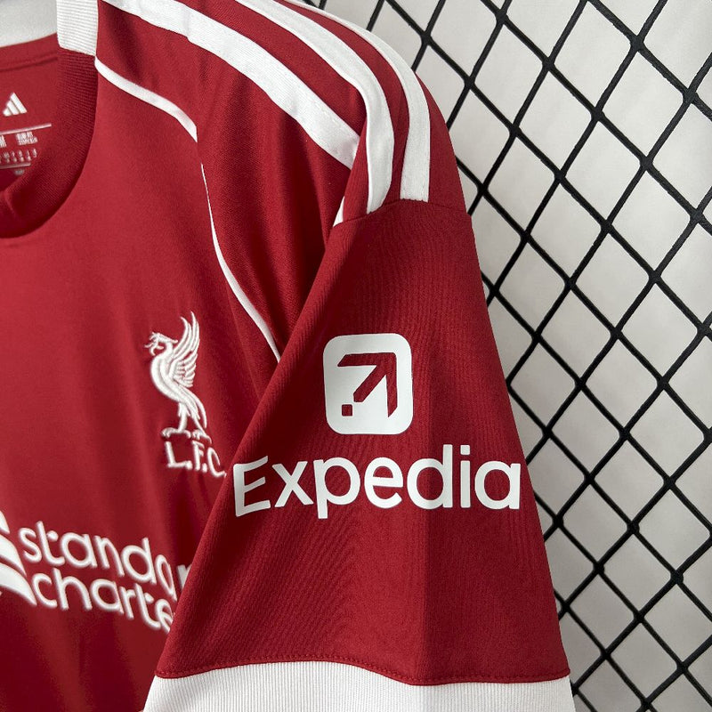 Camisa Liverpool Home 25/26 Torcedor Masculina -