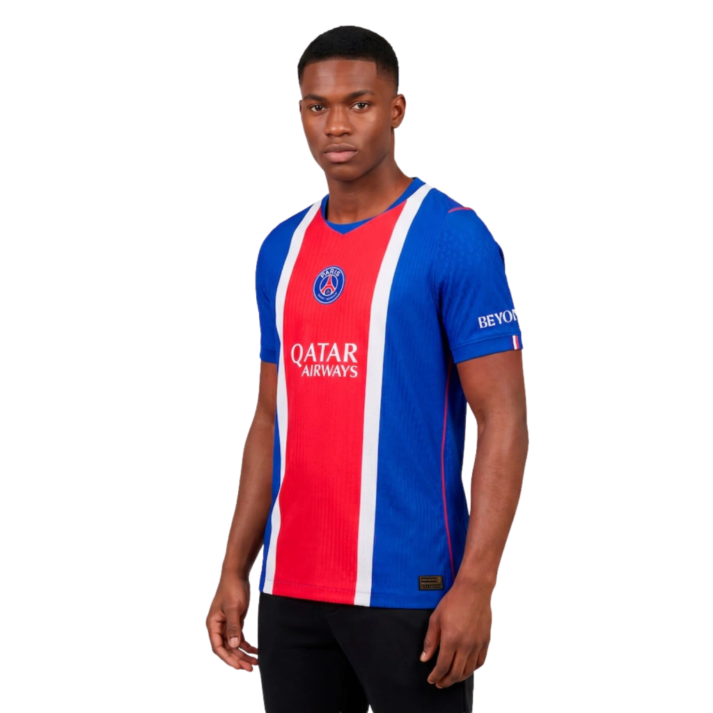 Camisa PSG Home 2026/27 Jogador Masculino - Azul e Vermelho