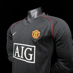 Camisa Manchester United 2007/08 - Versão Retro Manga Longa