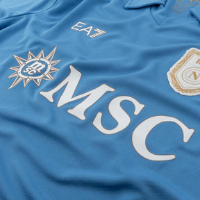 Camisa Napoli Home 2026/27 - Torcedor EA7 Masculino - Azul