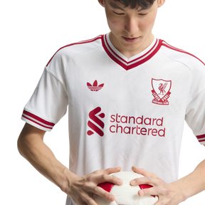 Camisa Liverpool Away 2026/27 - Jogador Adidas Masculino - Branco