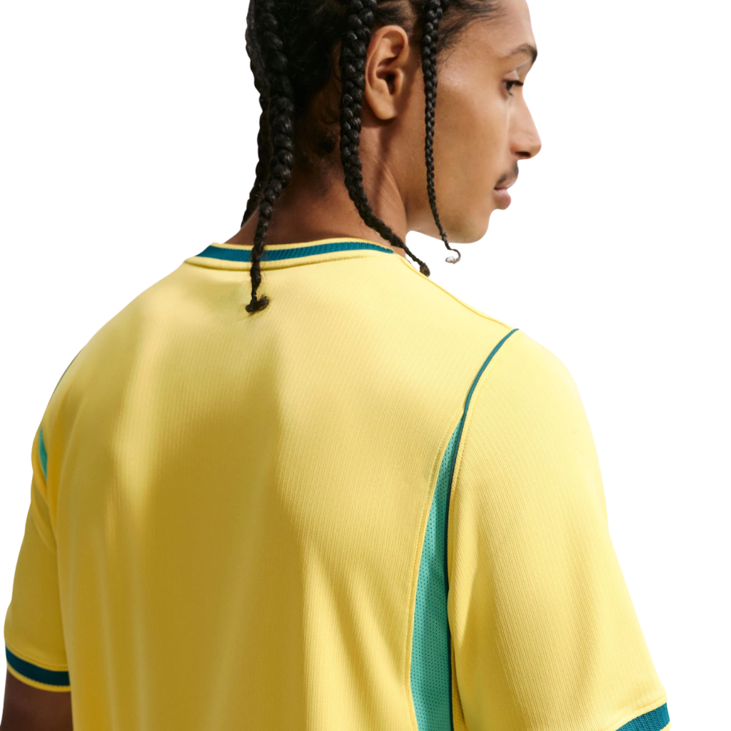 Camisa Brasil Home I 26/27 Torcedor Nike Masculino - Amarelo