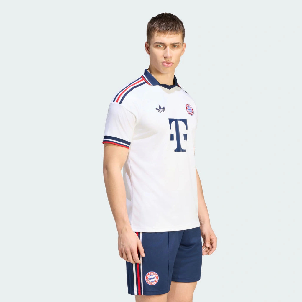 Camisa Bayern de Munique Home I 2026/27 Torcedor Masculino Adidas Branco