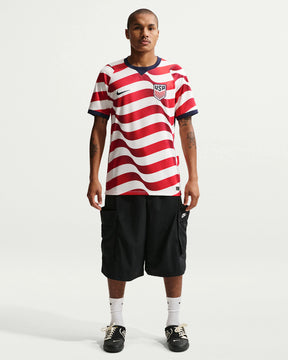Camisa EUA Copa do Mundo Home I 2026 Masculino Torcedor Nike - Vermelho e branco