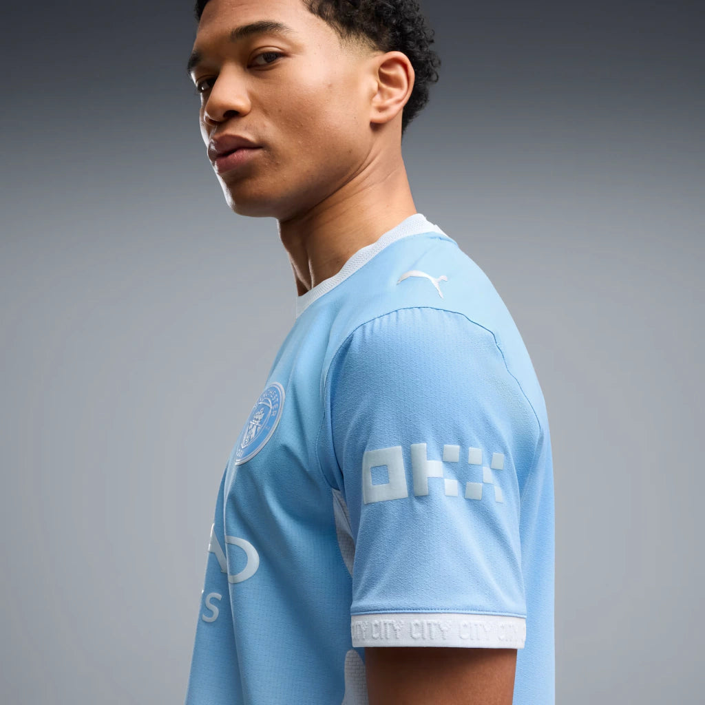 Camisa Manchester City Home I 2026/27 JogadorMasculino Puma Azul e branco
