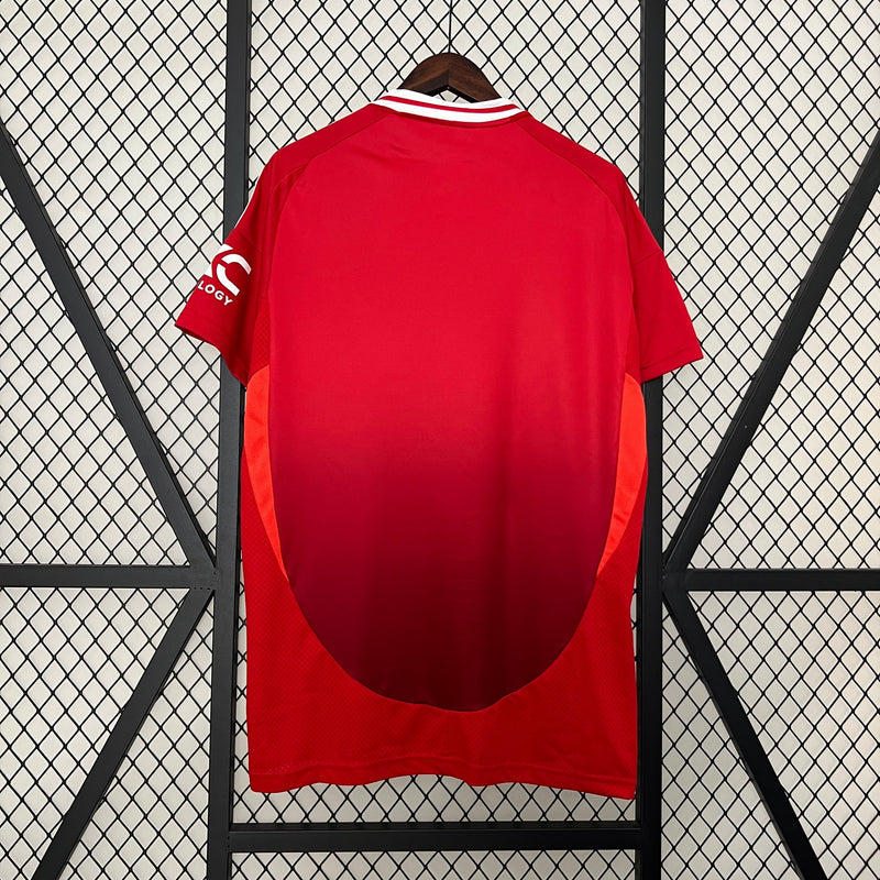 Camisa Manchester United Home 24/25 - Adidas Torcedor Masculina -