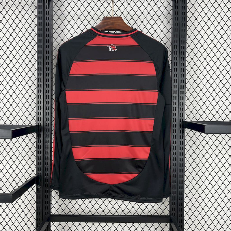 Camisa Flamengo Home Manga Longa 25/26 - Torcedor Masculina